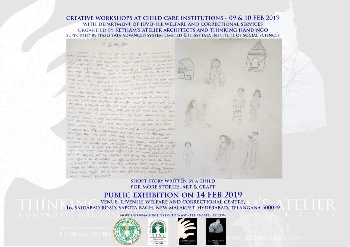 Ketham's Atelier, Thinking Hand, TISS, TASL, Juvenile Institutions Exhibition 2019